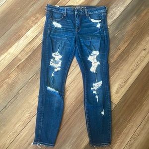 American Eagle skinny jeans. Super Stretch X. Size 14.